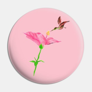 Hummingbird in Flight Pin