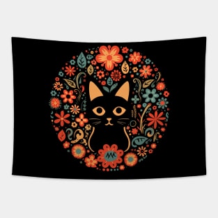 Retro Cat Tapestry