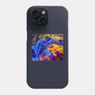 Blue waves Phone Case