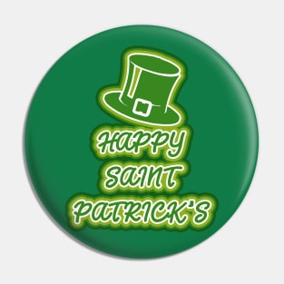 Happy Saint Patrick's Day Pin