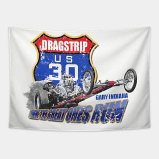 US 30 Dragstrip Tapestry