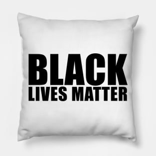 Black Lives Matter Political Protest T-Shirt Pillow