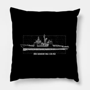USS Bunker Hill CG-52 Pillow