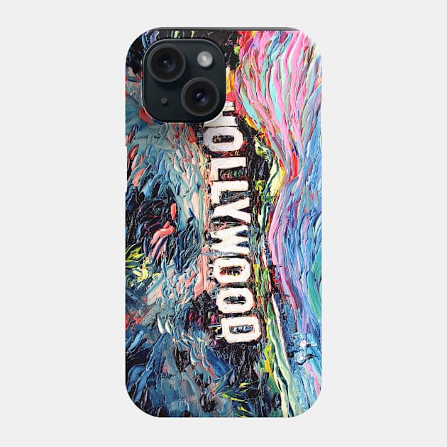 van Gogh Never Saw Hollywood Phone Case by sagittariusgallery