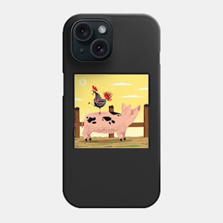 The Pig and The Rooster Phone Case