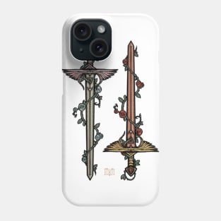 Two of swords Phone Case