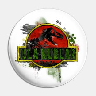 Isla Nublar - Jurassic - Island World Logo Pin
