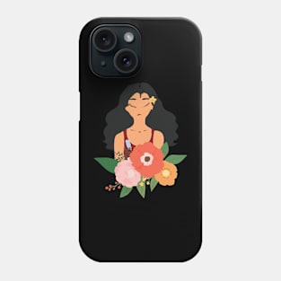 Curly Hair Miss Phone Case