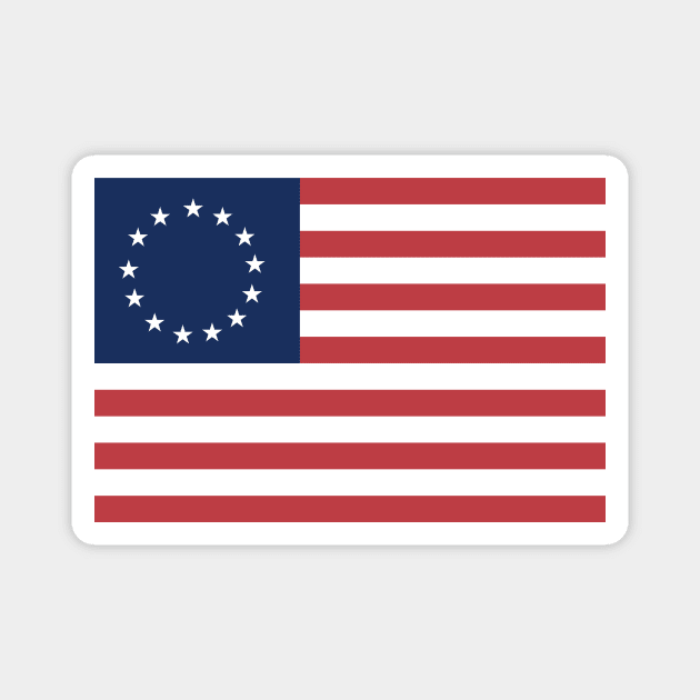 Betsy Ross flag Magnet by zeevana