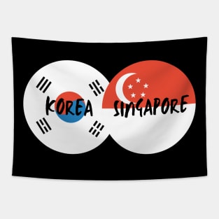 Korean Singaporean - Korea, Singapore Tapestry