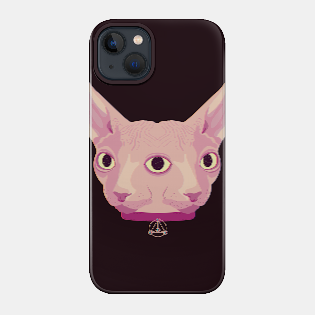 Two-Faced Sphynx From Outer Space - Sphynx - Phone Case