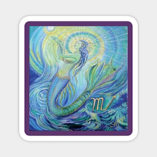 mermaid scorpio Magnet