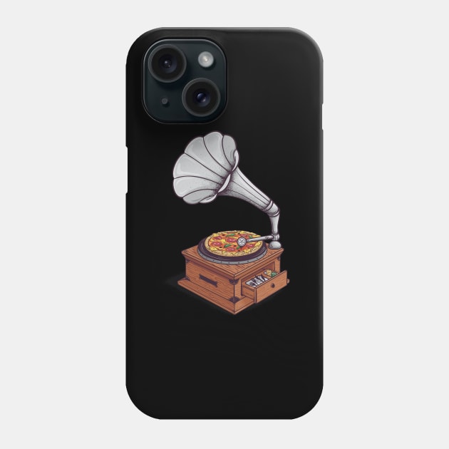 Pizza grammofono Phone Case by RobertRichter