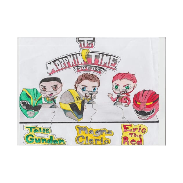 its morphin time logo shirt by itsmorphintimepodcaststore