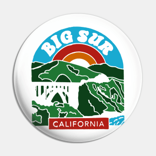 Big Sur California Decal Pin