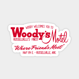 Woody's Motel Magnet