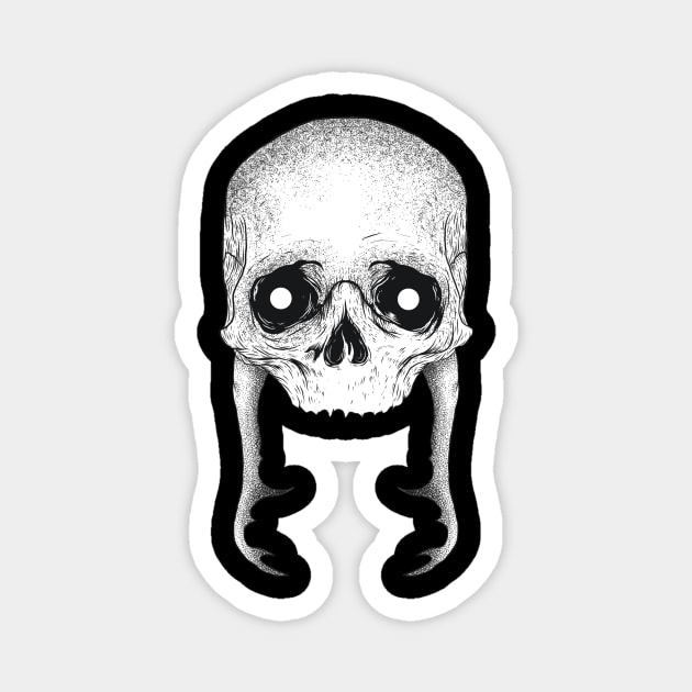 Skull head Magnet by Hectic