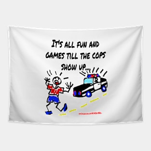 Cops Tapestry