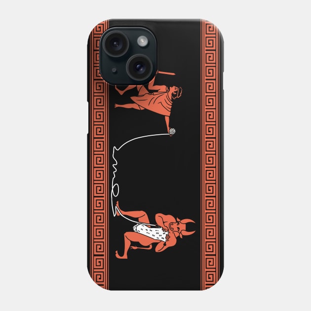 Crafty Minotaur Phone Case by jkbees