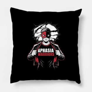 Aphasia Autism Warrior Pillow