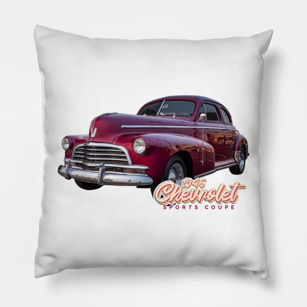 1946 Chevrolet Sports Coupe Pillow by Gestalt Imagery