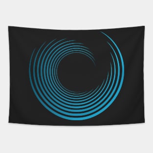 Blue Circle Pattern | Spirituality & Geometry Tapestry