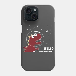 Cute Astronaut dinosaur. Phone Case