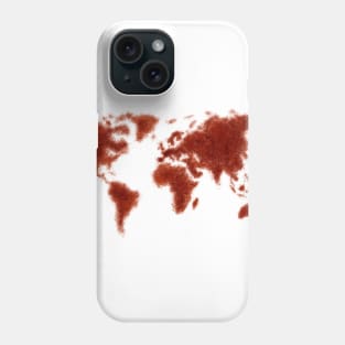 W O R L D blood Phone Case