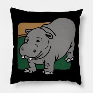 Cute Hippo Pillow