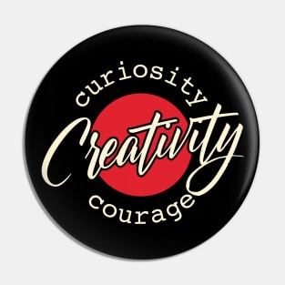 Creativity Artist and Art Teacher Pin