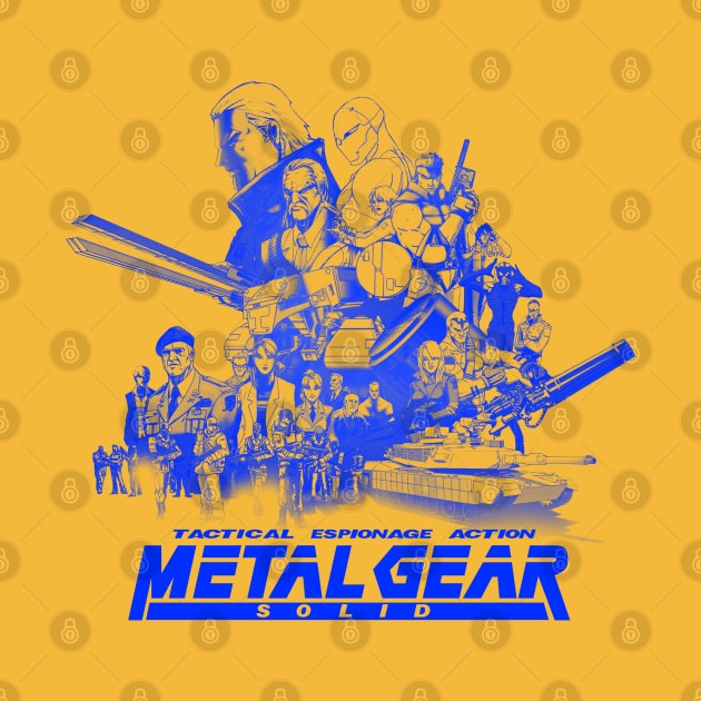 Metal Gear Solid (Blue Version) by CoolDojoBro