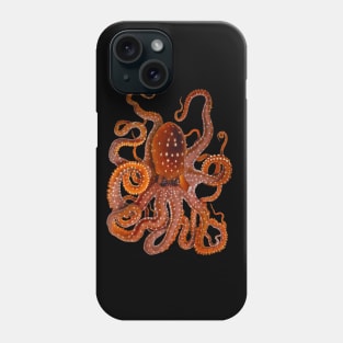 Red Octopus Phone Case