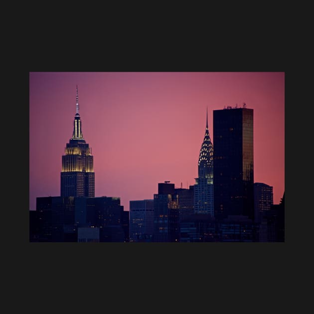 Empire State Building and Chrysler Building by rollier