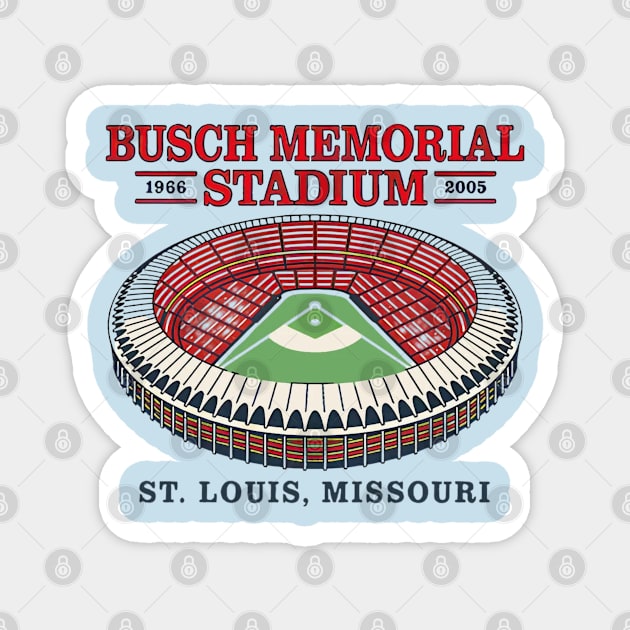 Busch Memorial Stadium Magnet by Litehouse Tees