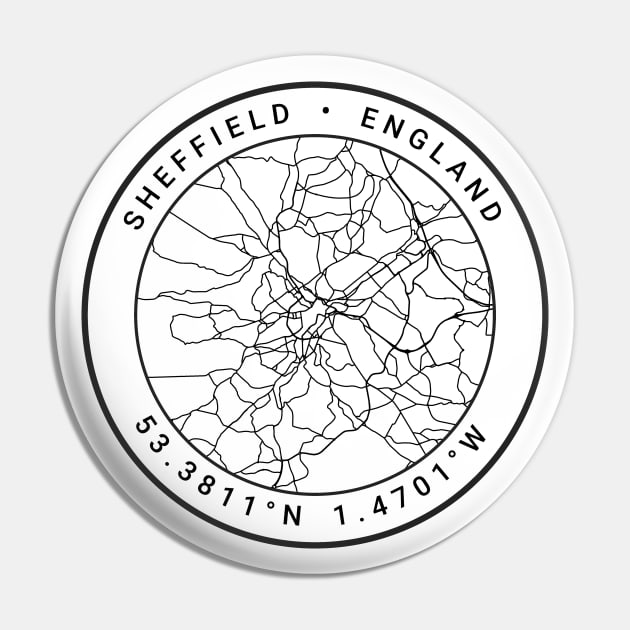 Sheffield Map Pin by Ryan-Cox