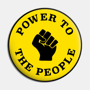 Power To The People Pin