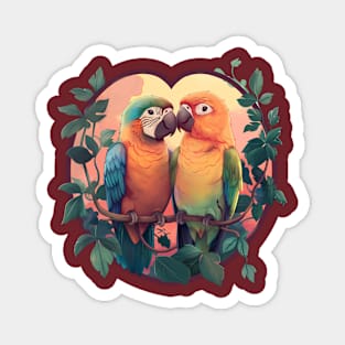 Parrots Lover Design Magnet