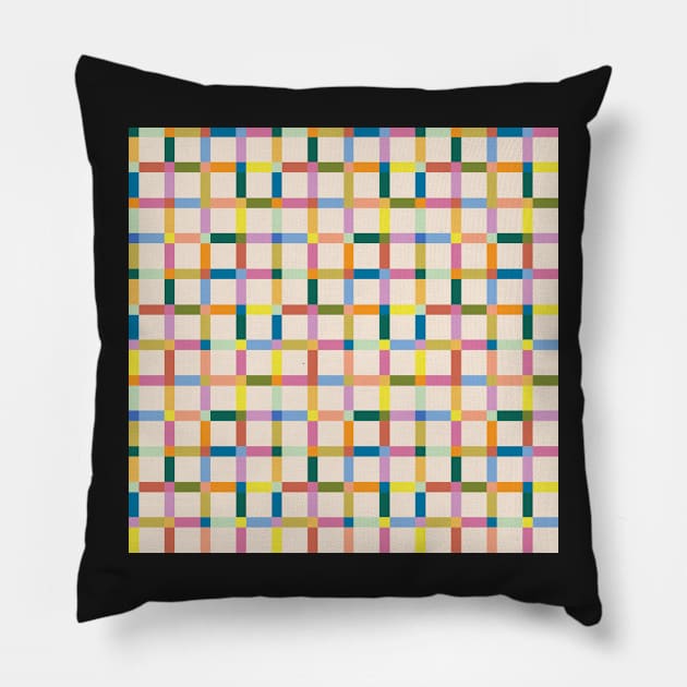 Retro Pattern Pillow by AmandaGJ9t3