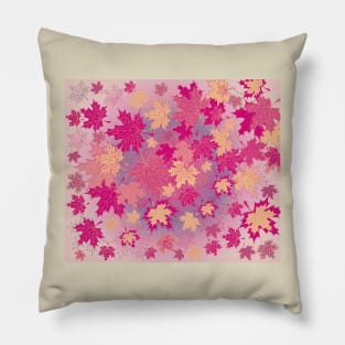 Maple Leaves Fall foliage Pillow