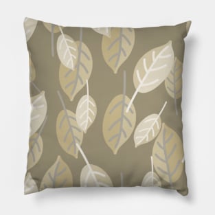 green leaves Pillow