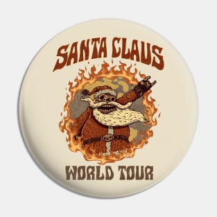 Santa Claus World Tour Vintage Pin