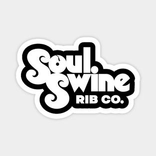 Soul Swine Rib Co. (front and back logo) Magnet