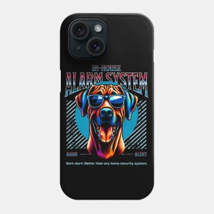 Bark Alert Rhodesian Ridgeback Phone Case