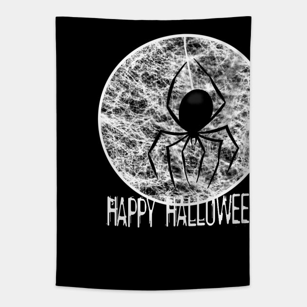Happy Halloween Tapestry by Scratch