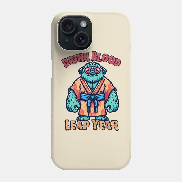 Leap year monster Phone Case by Japanese Fever