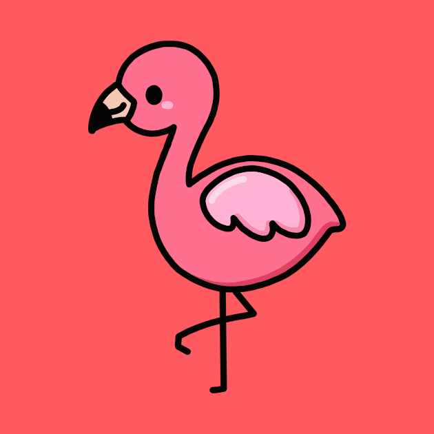 Flamingo by littlemandyart