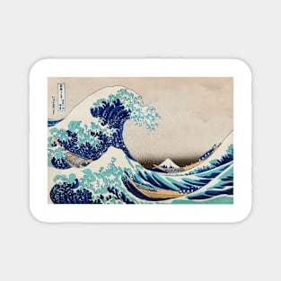 japanese waves Magnet