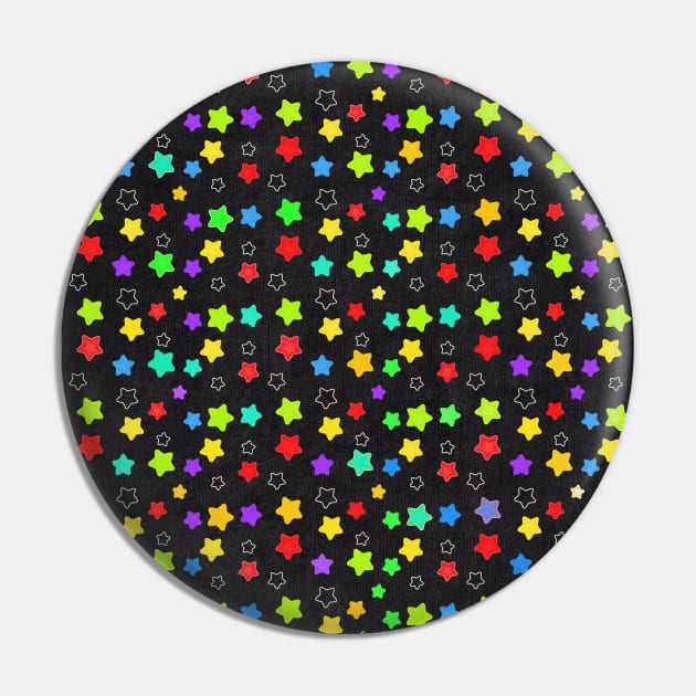 Stars Art Pattern Pin by Emart