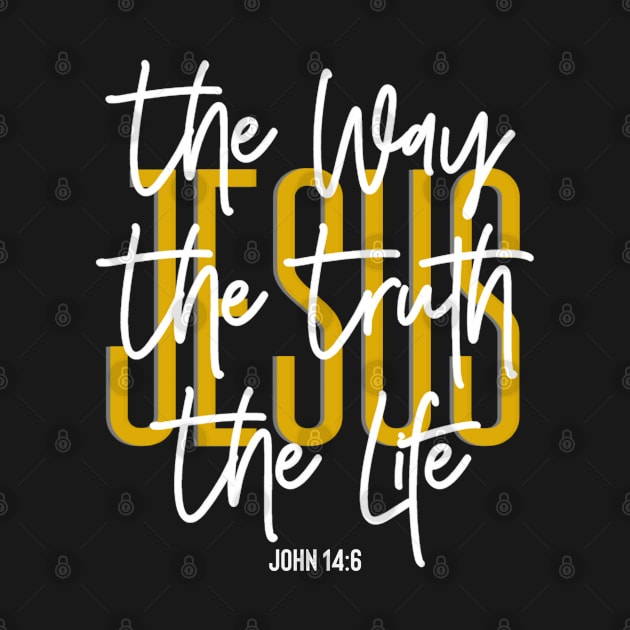 John 14 6 Jesus The Way Truth And Life by GraceFieldPrints