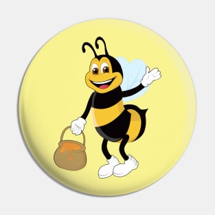 Happy Bee for kids Pin